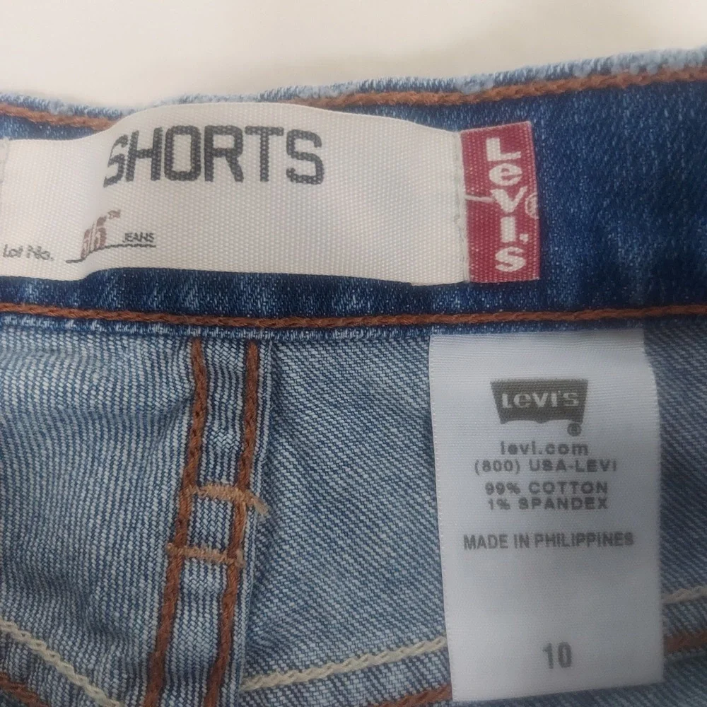 Levis Denim Shorts‎ Womens Blue Jean Shorts Casual Everyday Size 10